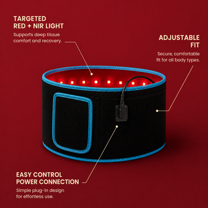 Redyra LumiBelt™ | Red & Near-Infrared Light Therapy Belt