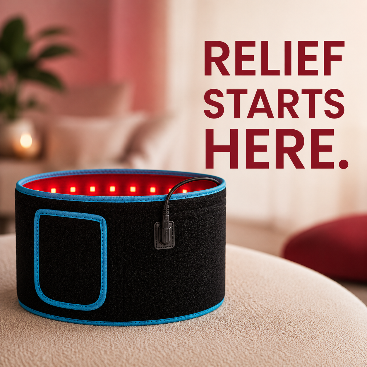 Redyra LumiBelt™ | Red & Near-Infrared Light Therapy Belt