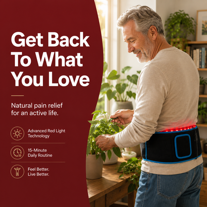 Redyra LumiBelt™ | Red & Near-Infrared Light Therapy Belt