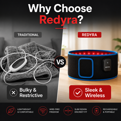 Redyra LumiBelt™ | Red & Near-Infrared Light Therapy Belt