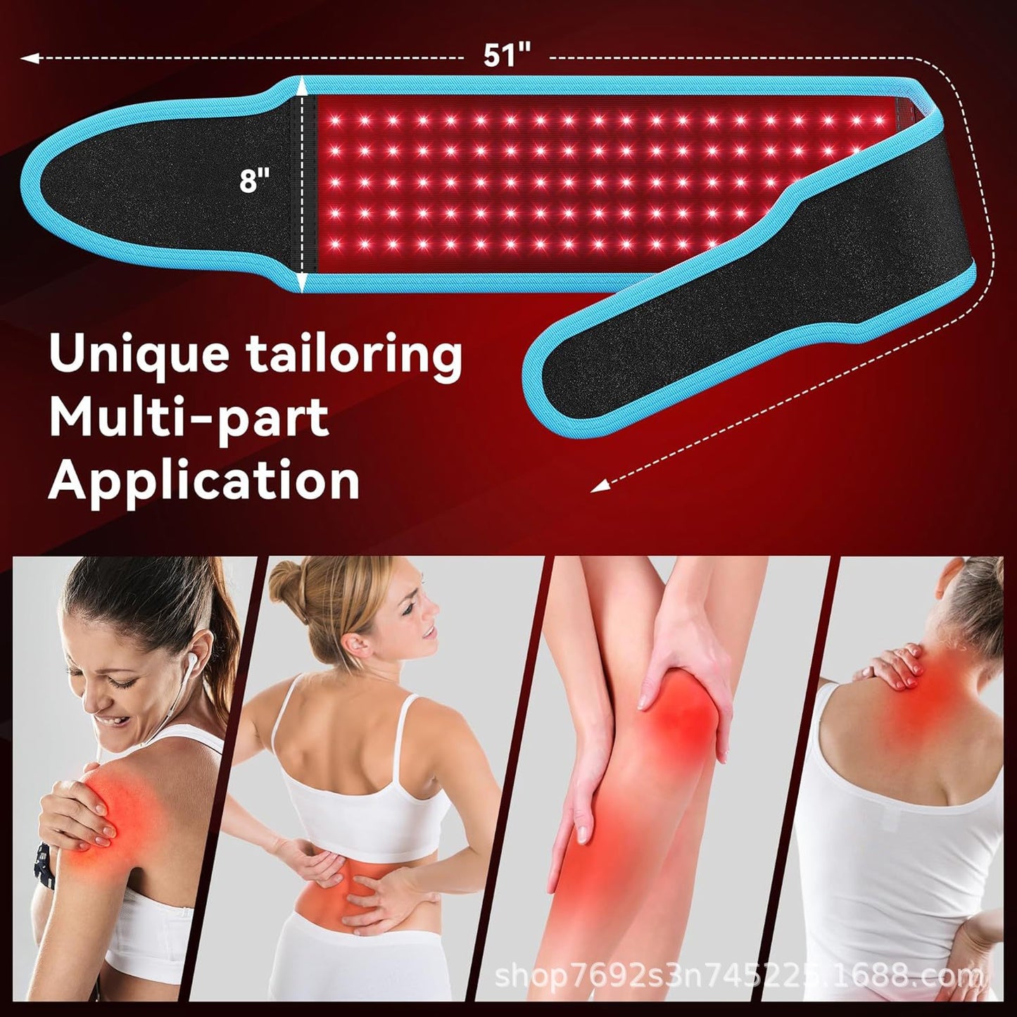 Redyra LumiBelt™ | Red & Near-Infrared Light Therapy Belt